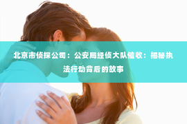 北京市侦探公司：公安局经侦大队催收：揭秘执法行动背后的故事