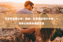 北京市调查公司：标题：私家侦探抓小水豹：一场惊心动魄的追踪之旅