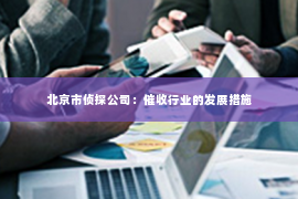 北京市侦探公司：催收行业的发展措施