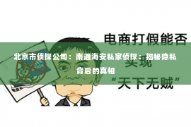 北京市侦探公司：南通海安私家侦探：揭秘隐私背后的真相