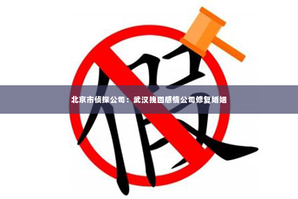 北京市侦探公司：武汉挽回感情公司修复婚姻