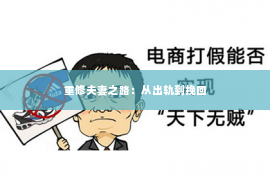 重修夫妻之路：从出轨到挽回