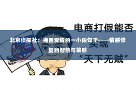 北京侦探社：挽回爱情的一小段句子——情感修复的智慧与策略