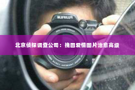 北京侦探调查公司：挽回爱情图片治愈高级